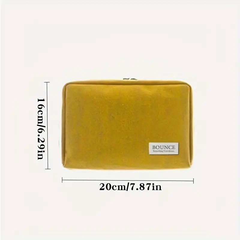 Large Capacity Organizer Bag, Multi-Pocket Makeup Cable Pouch, Multi-Color for Travel Office Home