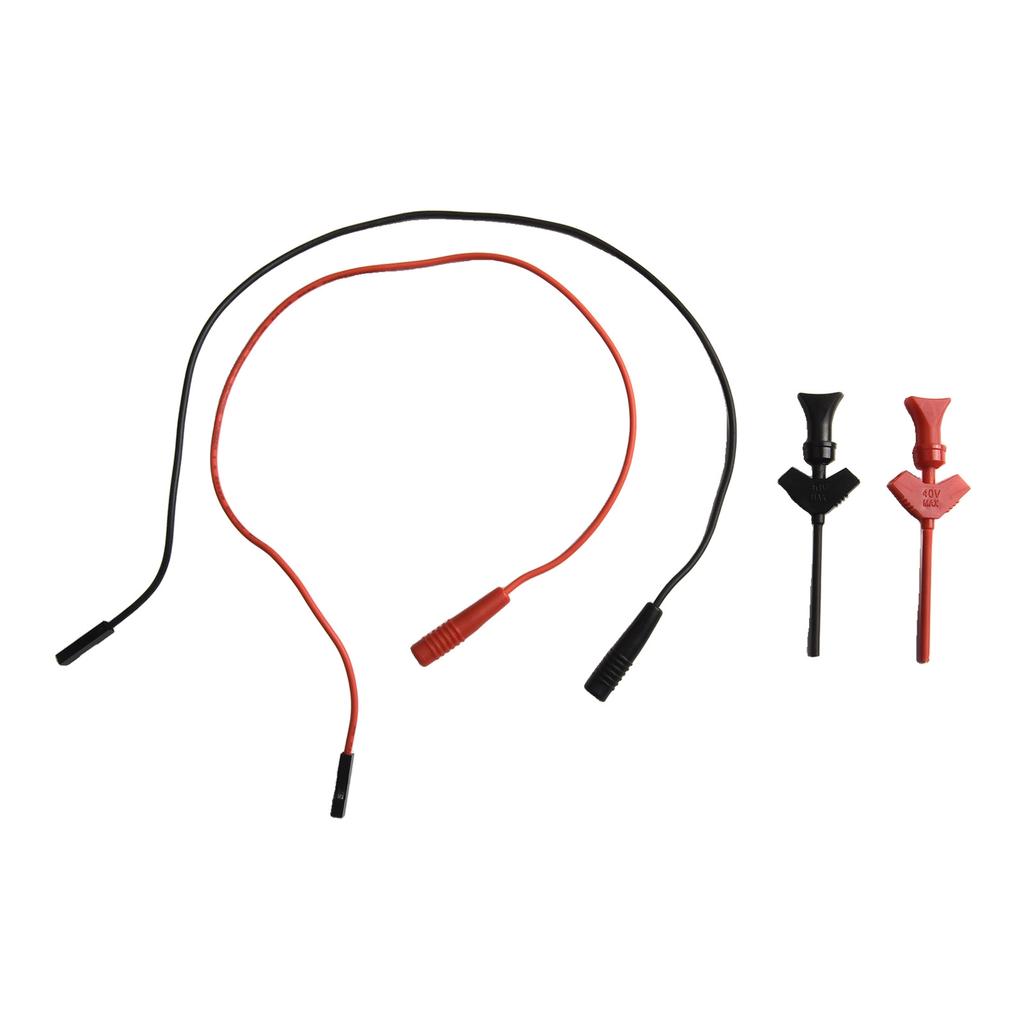 Multimeter Test Hook Clip Mini IC Hook Test Clip With Leads To 2mm Hole Socket Various Test Leads Clip Multimeters