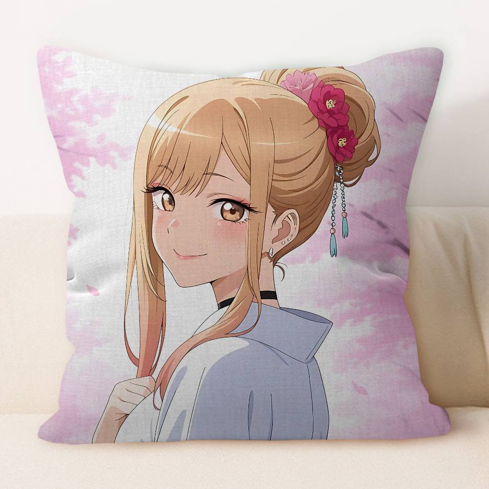 M-Marin Kitagawa Office Cushion Pillowcase Car Cushion Cover45X45CM Lumbar Pillowcase Sofa Pillowcover
