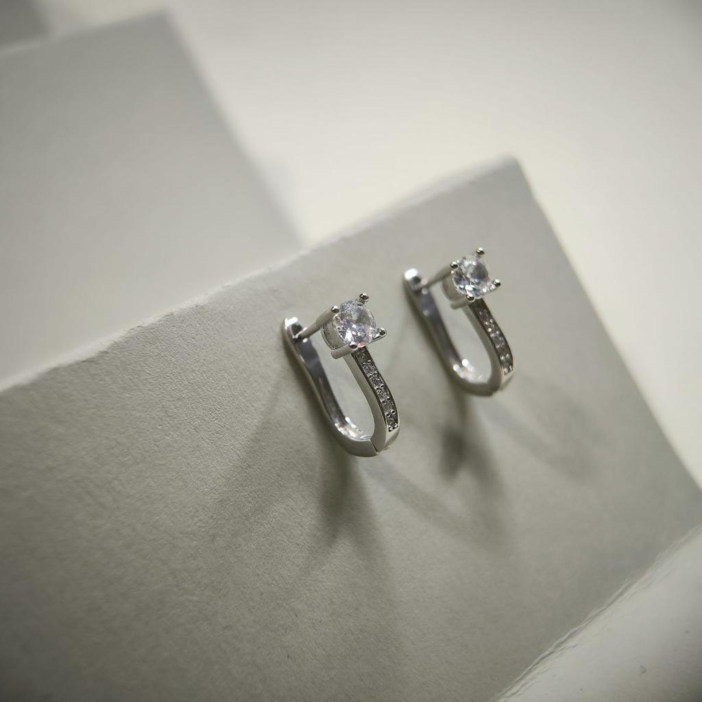 Silberohrringe mit Zirkonia (2177470)
