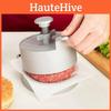 Premium Manueller Hamburger-Maker Kleine Größe Aluminiumlegierung Einstellbarer Druck Fleischpresse Für Saftige Burger