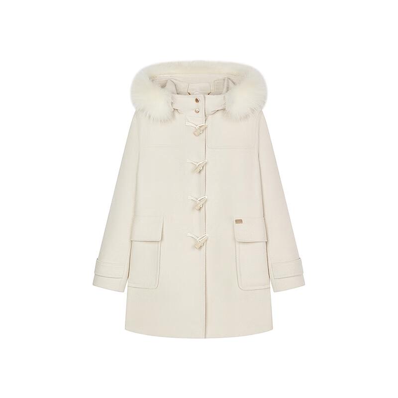 Teenie Weenie Women's College Style Hooded Toggle Wool Coat