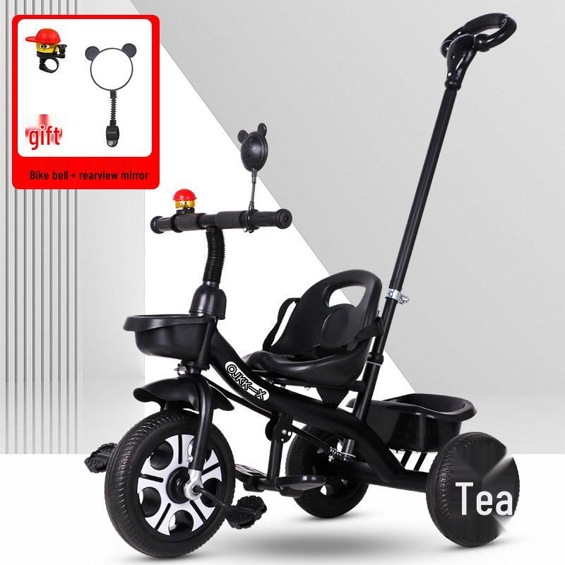 Large Size Tricycle for Kids 1-6 Years - Convertible Baby Stroller & Pedal Bicycle for Kindergarten