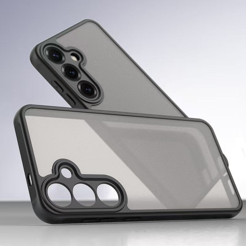Shockproof Armor Skin Feel Matte Case For Samsung Galaxy S23 S24 S25 S26 Plus Ultra A07 A17 A37 A57 A36 A06 A26 Protection Cover
