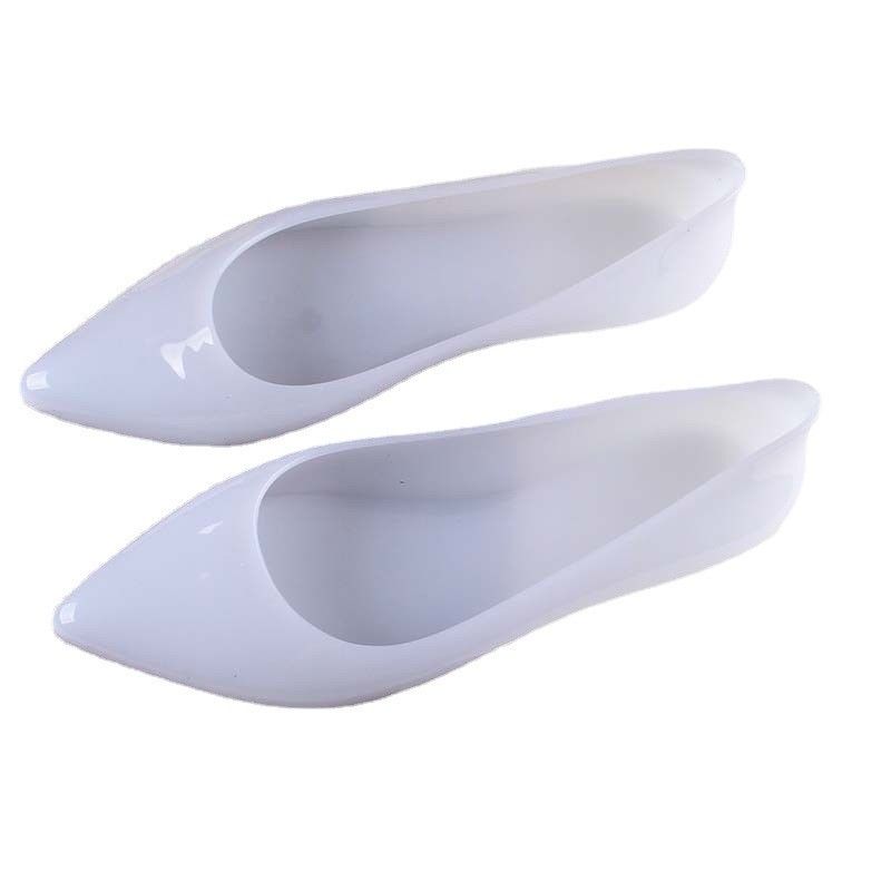 Fashion FHC New Style Women Rainshoes,Ankle Rubber Kitchen Working Shoes,Mark Shopping Jellys,Galoshes,Transparent,Nude,White,Dropship