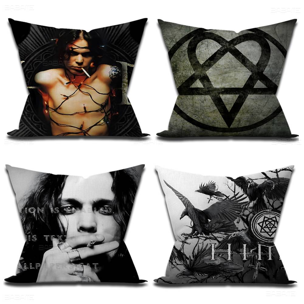 Rock Band H-Him Pillow Cover For Bedroom Room And Living Room Sofa Decorative Cushion Cover