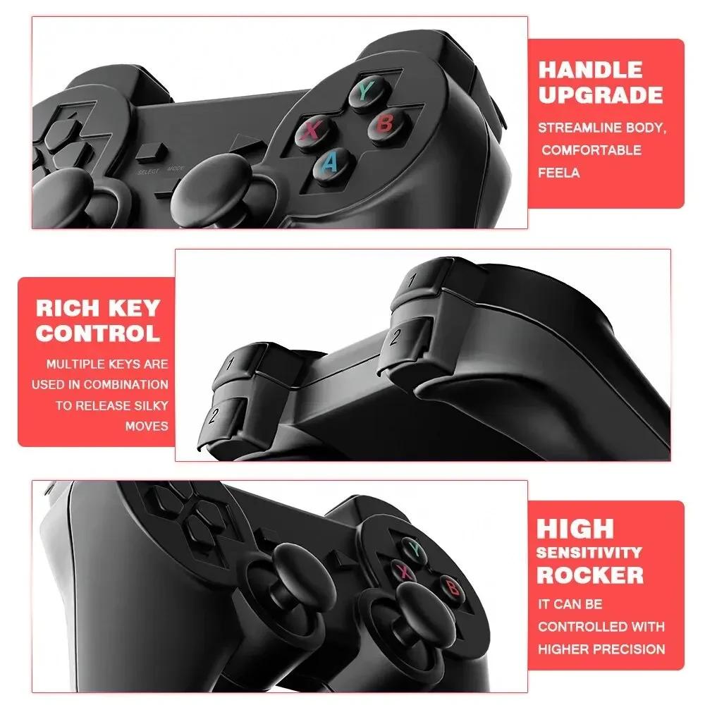 X2 Plus 256G 50000 Game GD10 Pro 4K Game Stick 3D HD Retro Video Game Console Wireless Controller TV 50 Emulator For PS1 N64 DC