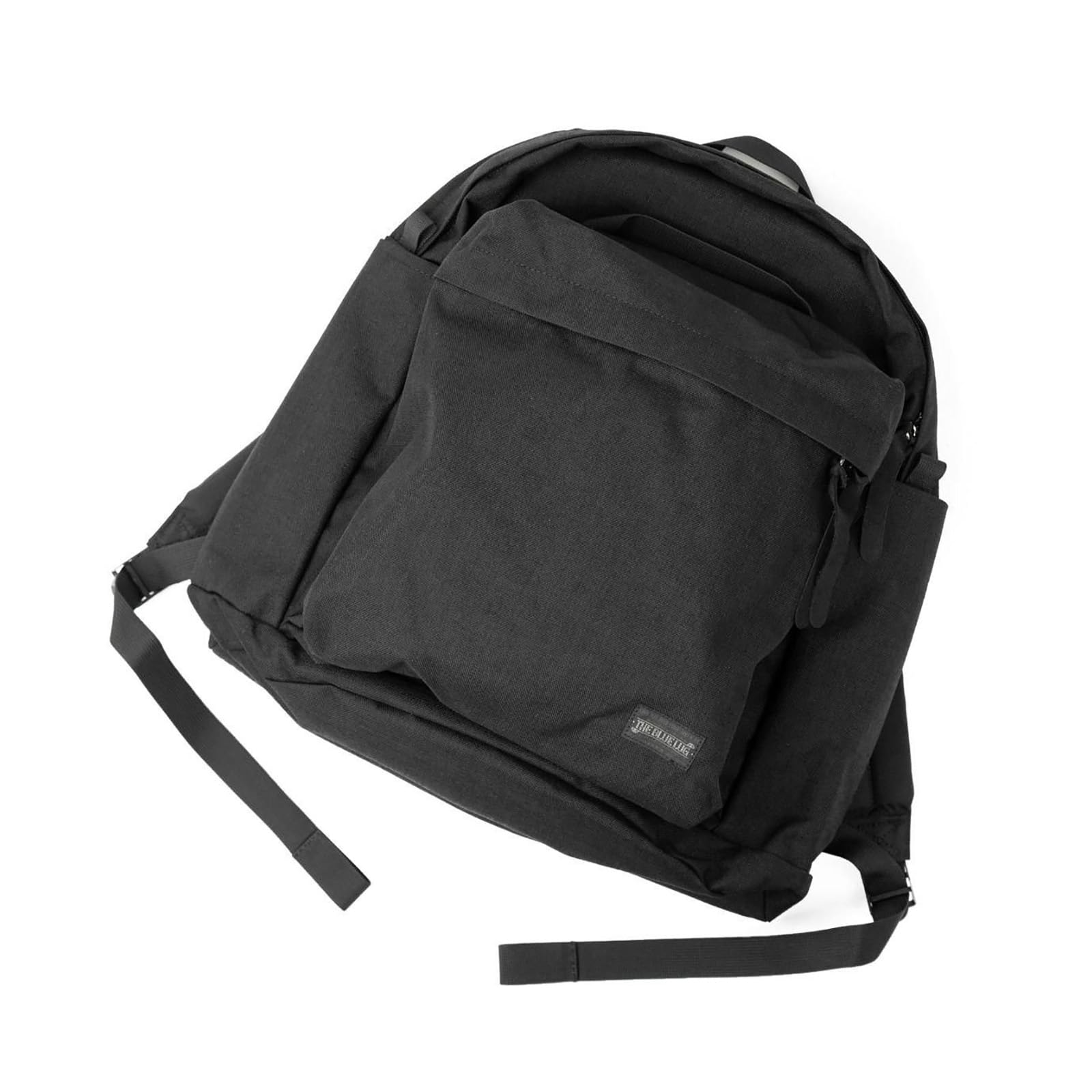 

BLUE LUG The Day Pack Black, a unisex backpack made in Japan for men and women.