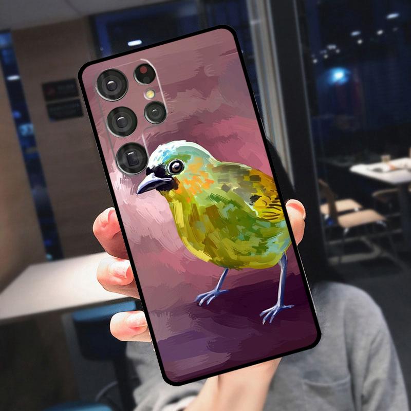 Lovely Birds Hummingbird Cover For Samsung Galaxy S25 S24 S21 S22 S23 Ultra S9 S10 Plus S24 FE S21 FE Phone Case