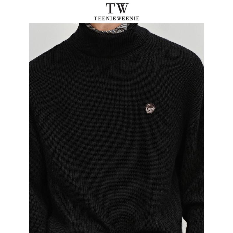 Teenie Weenie Men's Bear Logo Drop-Shoulder Sweater