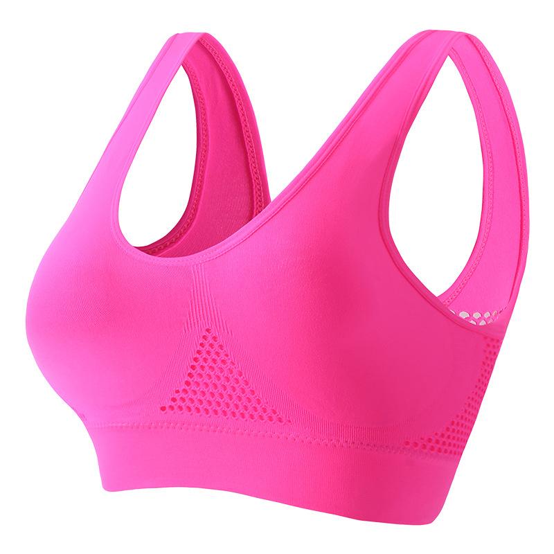 Soutien-gorge de sport à dos magnifique, résistant aux chocs, pour la course à pied, le fitness, anti-affaissement, collection supérieure, soutien doux, gilet de yoga haute résistance pour femme