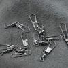 100pcs/Pack Barrel Rolling Swivels Fishing Connector Rolling Fishing Bearing  Fishing Tool