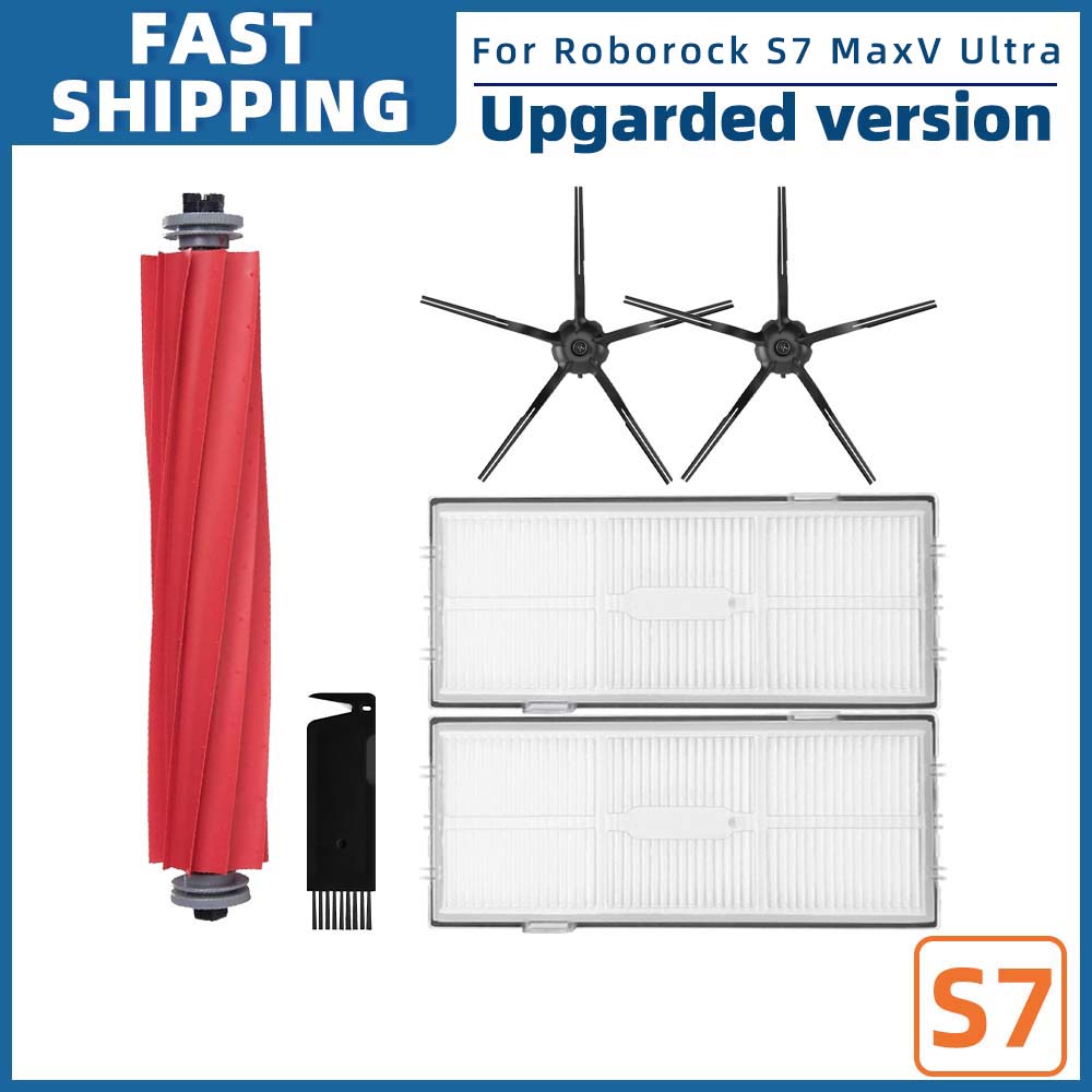 Compatible For ( Roborock S7 Max V Ultra, S7 Max V Plus, S7 Pro Ultra, G10S Pro ) Roller Side Brush Filter Mop Dust Bag Part