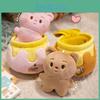 Plush Bear Butter Toy Honey Pot Series Pendant Stuffed Animal With Pp Cotton