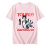 2025 Unisex Hip Hop Trička Zartmann-TOUR26 Grafický potisk Tričko Punk Léto Kulatý výstřih Tričko Vysoce kvalitní Bavlna Pohodlné Tričko Topy