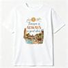Vintage Tunisia Travel T-Shirt Tunisia Is Always A Good Idea Printing Shirt North African Summer Tee Retro Unisex Cotton Tops