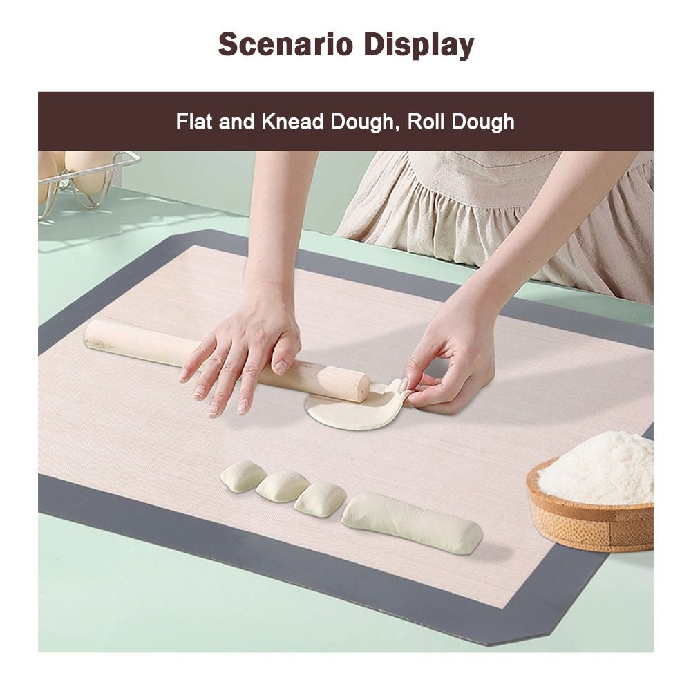 Silikon-Backmatte in Platinqualität Hochtemperatur-Keksbackblech Heimbacken