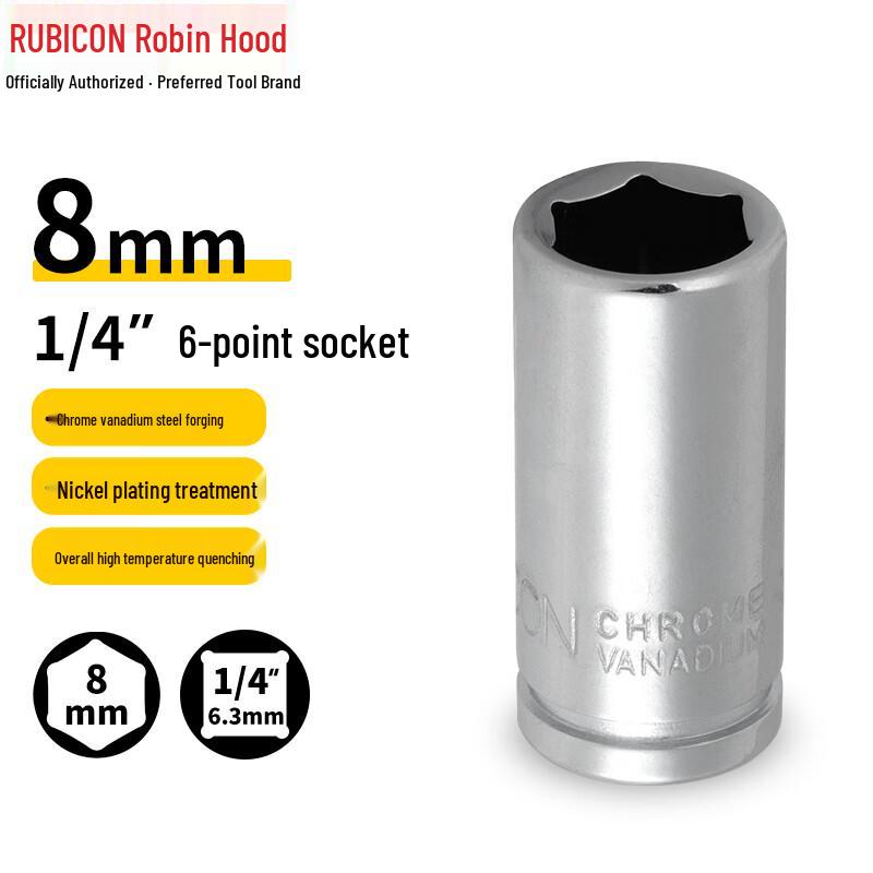 RUBICON 1/4 Hex Socket Head
