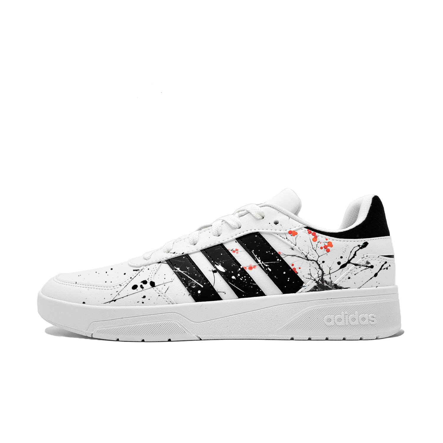 Adidas Neo Courtbeat Persimmon Abrasion Resistant Low top Training Shoes Unisex Orange JS3010(Team1143-) 39⅓