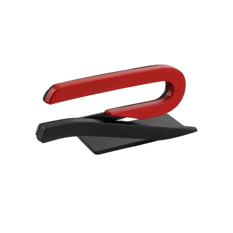 1Pc Metal R Car Front Grille Emblem Stickers Decals for Volkswagen VW Golf 5 6 7 8 R LINE Beetle Passat Tiguan Jetta Accessories