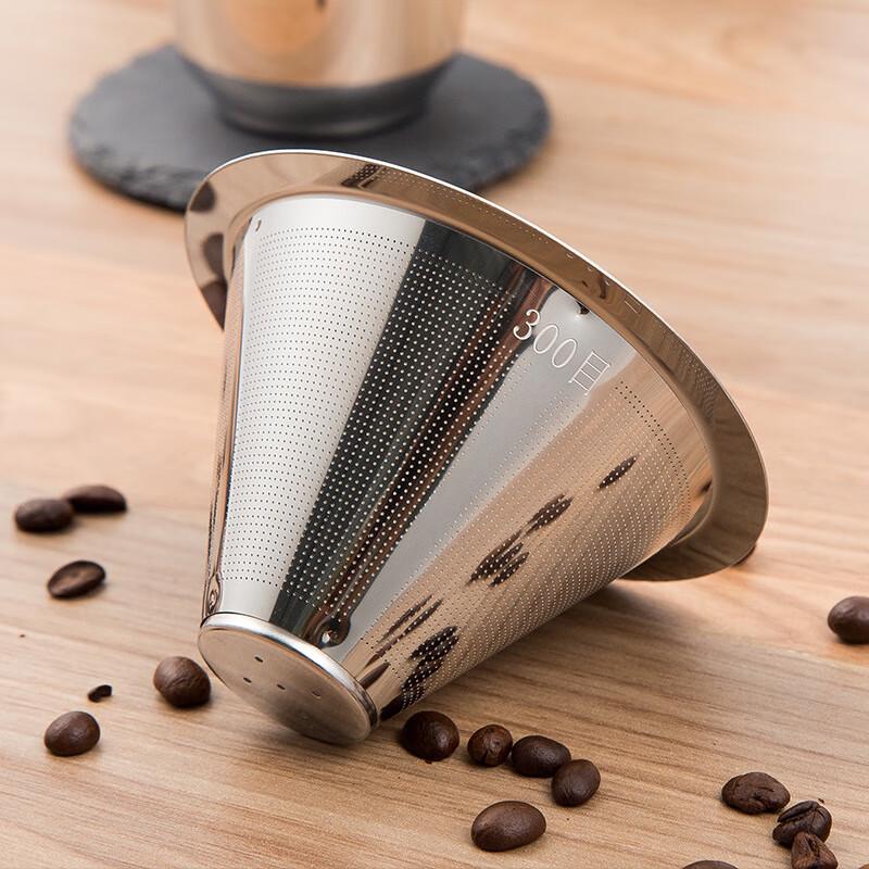 

304 Stainless Steel Pour-Over Coffee Filter 800 Mesh