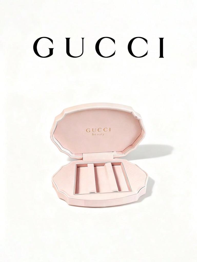 Mittelgroße Vintage-Make-up-Aufbewahrungsbox für Damen mit rosa Muscheldesign