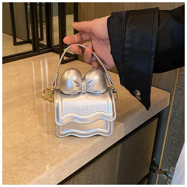 Exquisite trendy children's bag super cute bow bag princess baby foreign style shoulder messenger bag