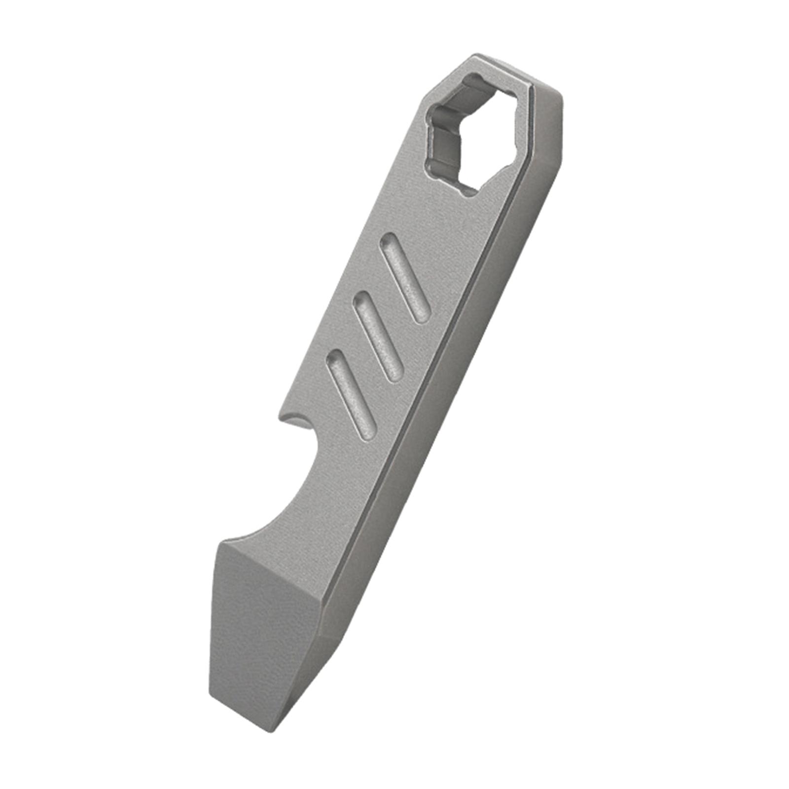 

Титановый сплав Лом Мультиинструмент Мини-фомки Многофункциональные Портативные Инструменты Инструмент для Самообороны в Экстренных Ситуациях на Открытом Воздухе для Кемпинга