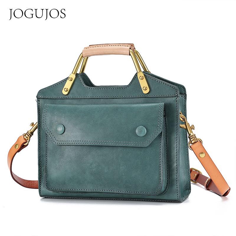 

JOGUJOS Новая кожаная сумка через плечо Многофункциональная ретро-сумка Женская премиальная сумка-мессенджер Женская маленькая квадратная сумка