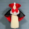 Lace Halloween Pet Costume Stand-collar Small Dog Cape Cool Kitten Dress  Dog