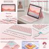 iPad 11th Gen Bluetooth Leather Keyboard Case with Pen Slot, 10.9 Inch