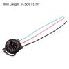 X AUTOHAUX 3157 Pigtail Socket Wire Wire Harness Adapter Connector for Car LED Headlight