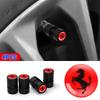 Metal Car Tire Wheel Theftproof Caps Air Valve Stem Dust Cover For F-Ferrari Roma 488 Portofino Spider F430 575 LaFerrari Amalfi HS5
