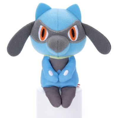 Takara Tomy Arts Pokémon Chokkorisan Riolu Plush Toy (approx. 12cm Tall)