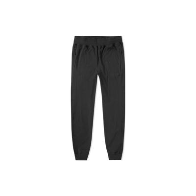 Solid Color Elastic Waist Jogger Pants Men Bottoms Black AA7103-010
