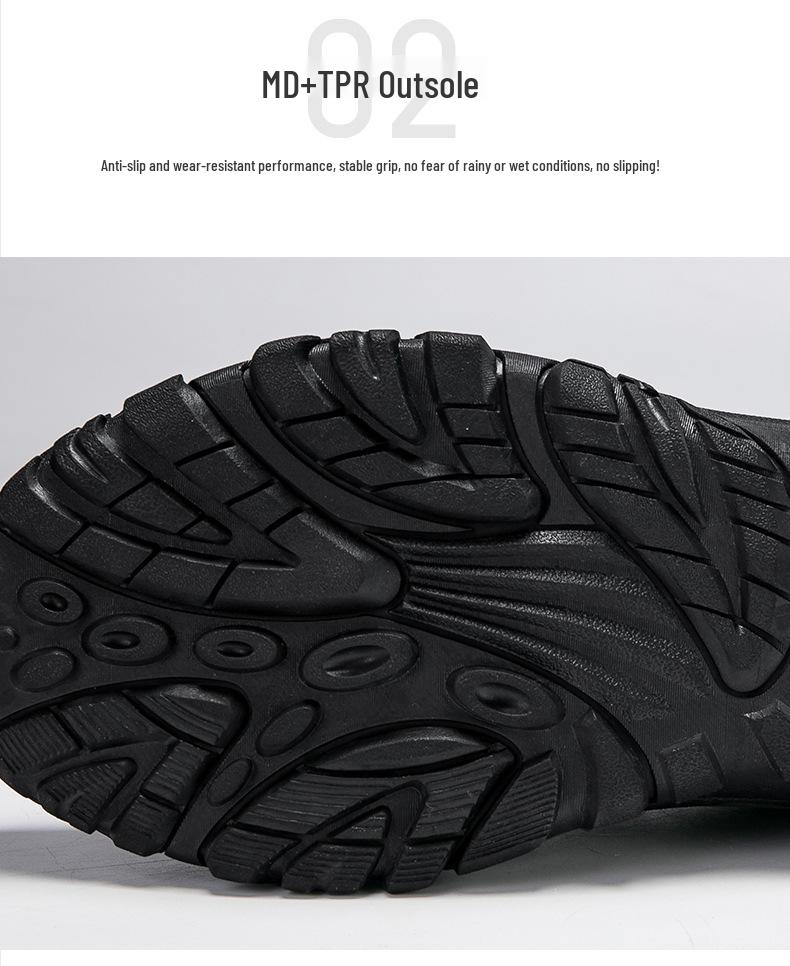 Men's No-Tie Lace Outdoor Hiking Sports Shoes