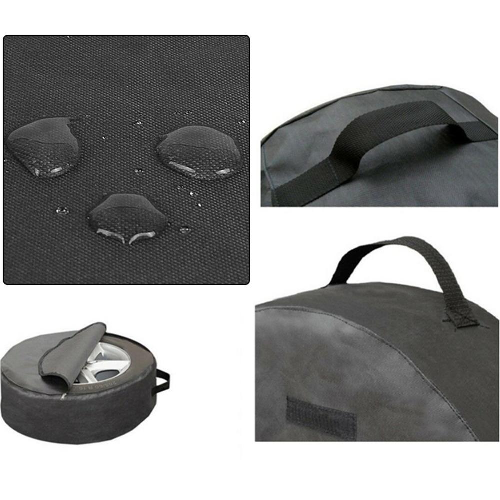 Husă de depozitare pentru anvelope de rezervă, impermeabilă, portabilă, pentru vehicul, protector pentru roți cu mâner, accesorii auto pentru anvelope