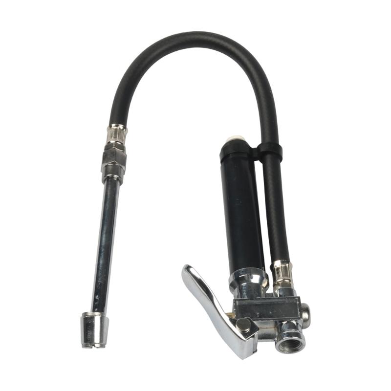 Analogs Tire Inflators with Pressure Gauges, 12" Hoses Single Head Air Chuck,Accurate Air Pressure Tire Gauges 20–120PSI