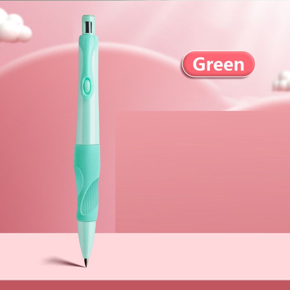 Pen Holding Posture Correction Automatic Pencil 0.5/0.7/0.9/2.0mm Comes With Sharpener Mechanical Pencil 2B Lead Movable Pencil