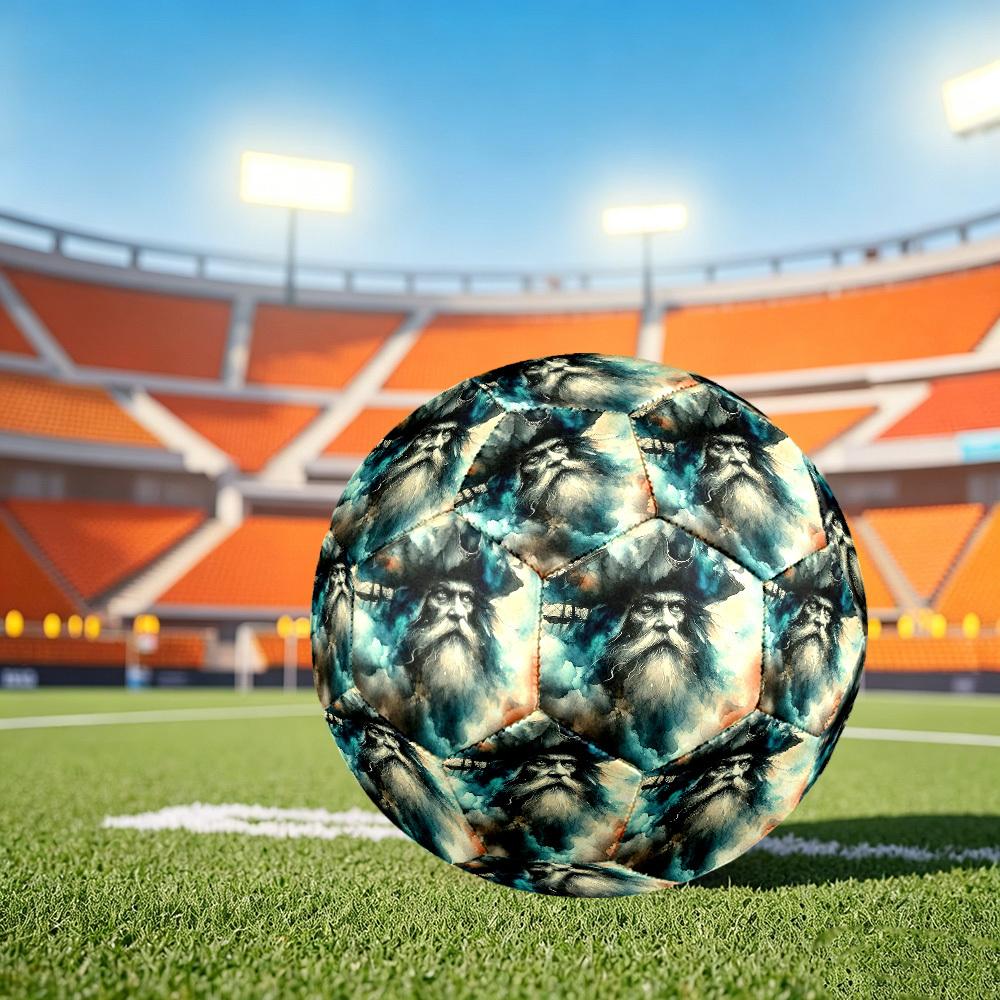 1pc Pirate Dreams Size 5 Soccer Ball Professional Lightweight Durable Match Training Football Indoor &Outdoor Sports BallTraining Ball y51