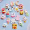 30Pcs Cute Mixed Cartoon Ice Cream/Animal Flat Back Resin Cabochons Scrapbooking DIY Jewelry Craft Decoration Accessorie H200