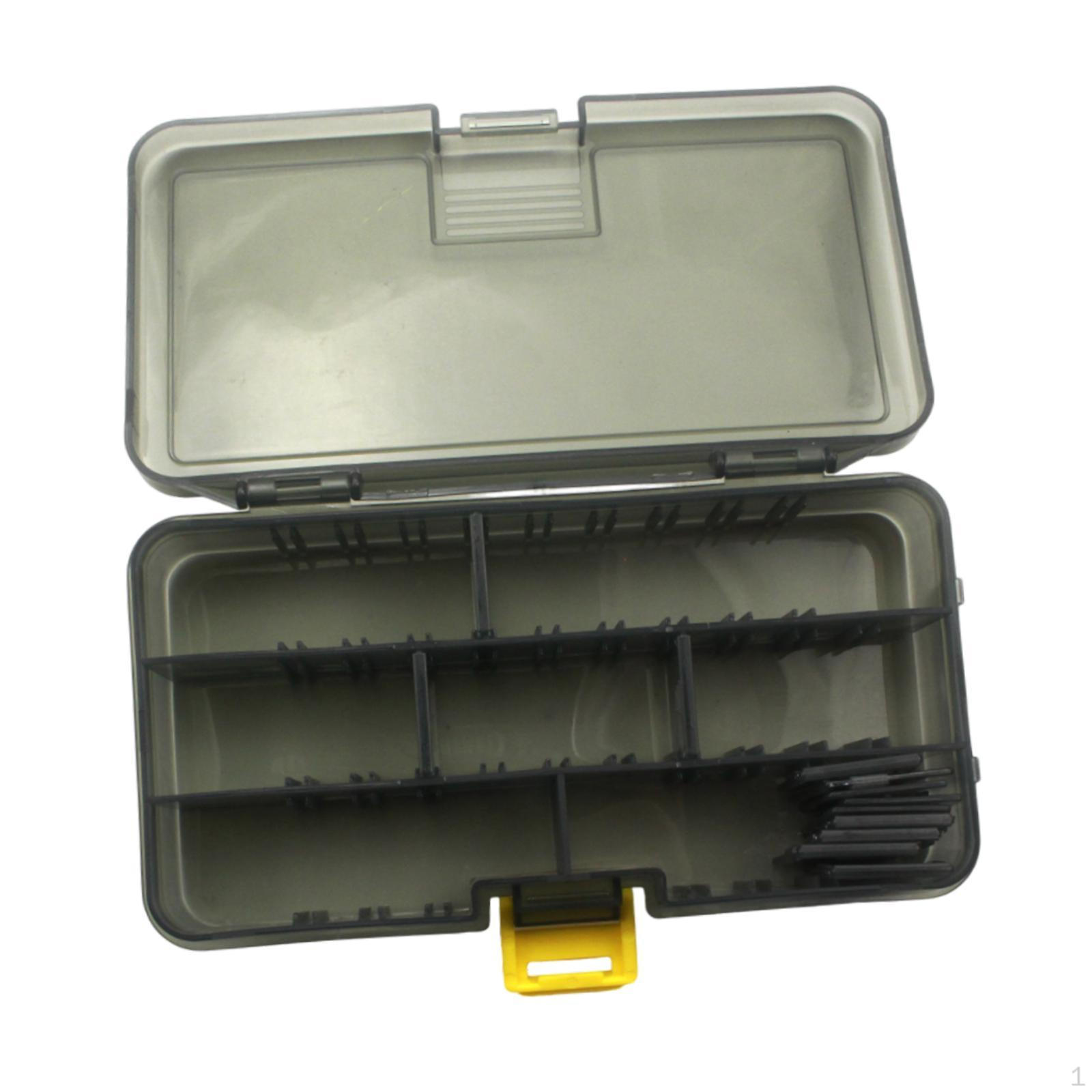 Fishing Tackle Box, Lure with Removable Dividers, Multifunctional Portable