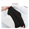 Women's Large Head Circumference Knitted Wool Hat - Versatile, Warm, Slouchy, Solid Color Korean Style for Autumn and Winter