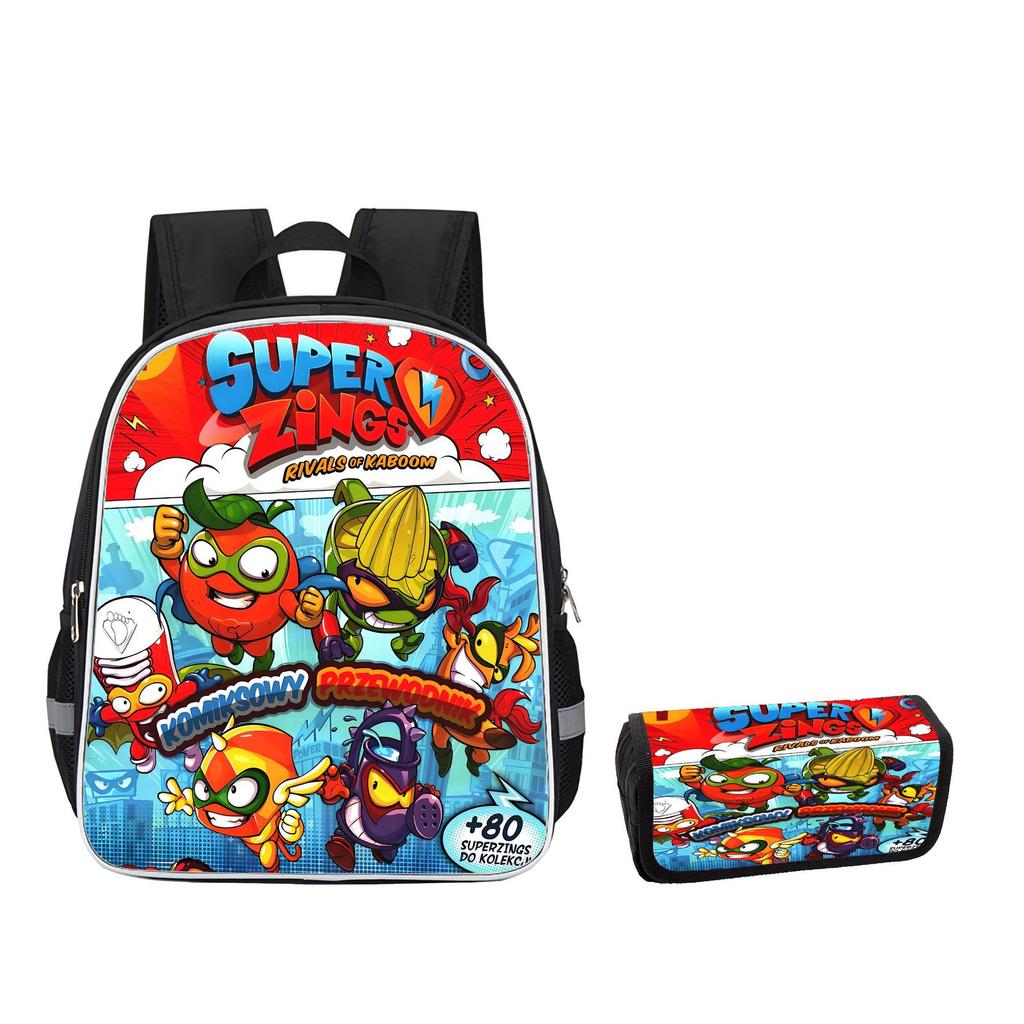 Superzings Trendy Comfortable School Bag Children'S Movie Peripheral Ultra Lightweight Storage Pencil Case