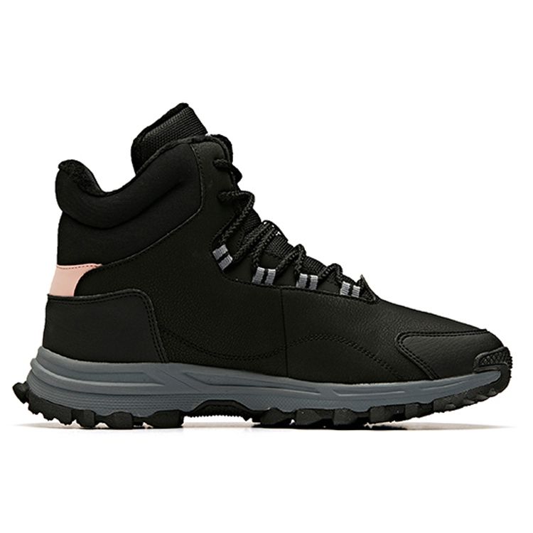 Anta High-Top Outdoor Hiking Shoes Women Footwear Gray Black 12948960-1