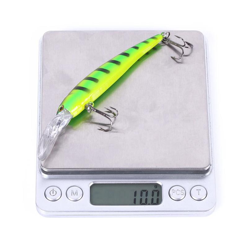 Fish Hook Bait 10g Deep Diving Large Minnow Wobbler Lure Artificial Hard Bait Crankbait Bass Pike Walleye Perch Fishing Gear