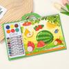 Cartoon Puzzle Crayon Watercolor Book Set Educational Astronauts Coloring Book Painting Book Gift