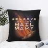 Custom Believe In The Hail Mary Cushion Cover 45x45cm Velvet Luxury Pillows