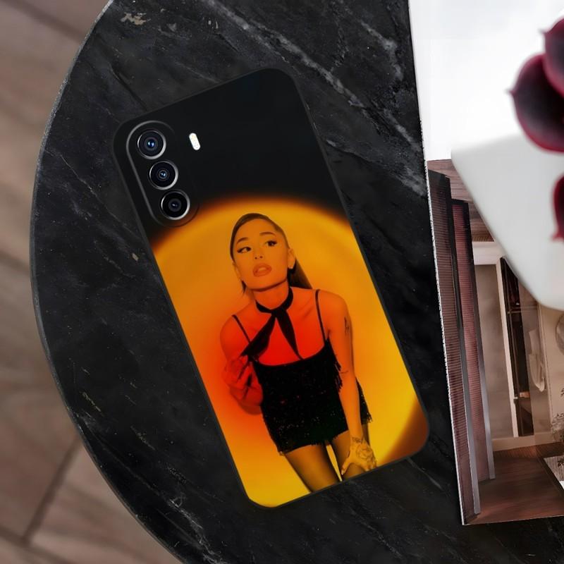 A-Ariana G-Grandes Phone Case For Huawei P50 P40 P30 Mate50 Mate40 Mate30 NOVA10 NOVA9 NOVA8 Pro Plus Black Soft Cover
