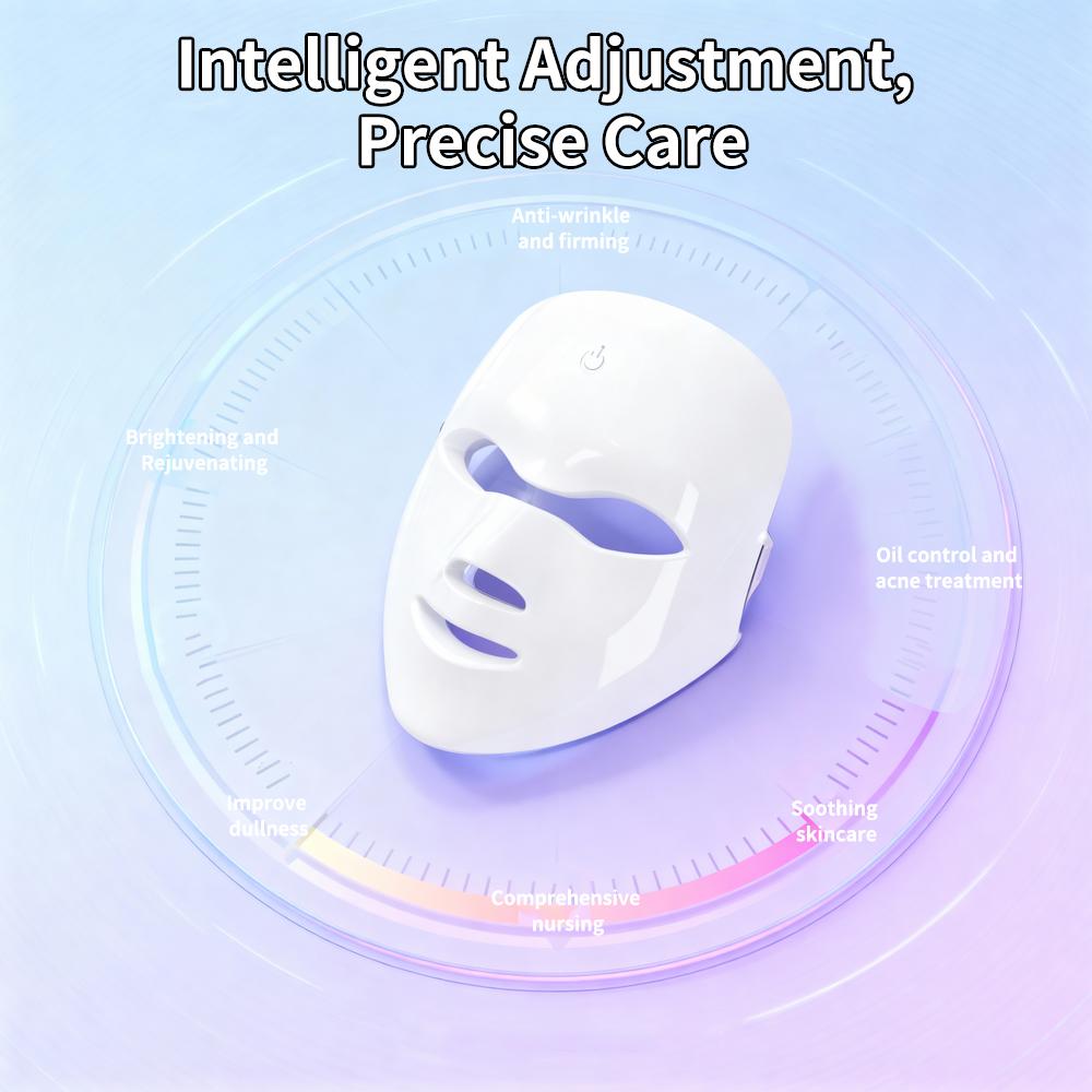 7 Color LED Light Therapy Mask Wireless Rechargeable mask Anti-Aging Photon Facial Device Home Use